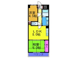 オルゴグラート東大阪の物件間取画像